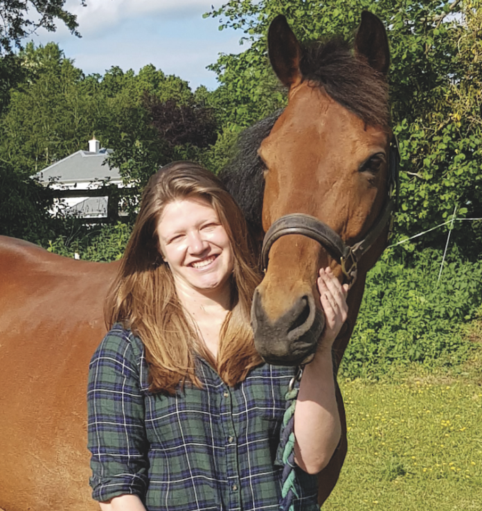 woman and horse